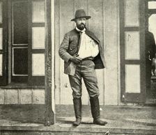 Creelman, just after Dismounting from Horse... Spanish-American War, 4 July 1898, (1899). Creator: Burr McIntosh