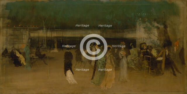 Cremorne Gardens, No. 2, ca. 1870-80. Creator: James Abbott McNeill Whistler.