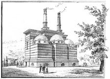 Crematorium, Pere la Chaise cemetery, Paris, 1888