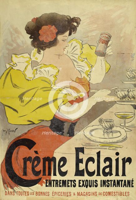 Crème Eclair, entremets exquis instantané, 1895. Creator: Meunier, Henri Georges (1873-1922).