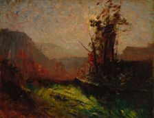 Crémieu, Seen from Chaillonnette, c. 1867-1872. Creator: François-Auguste Ravier (French, 1814-1895)