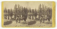 Crescent Lake, at head of the Merced River, Mariposa Co., 1870. Creator: John P. Soule