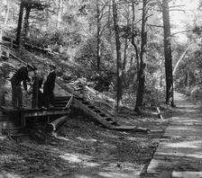 Crescent walk, Macatawa Park, Mich., between 1890 and 1901. Creator: Unknown