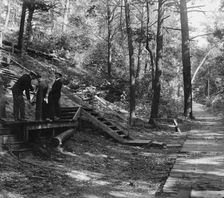 Crescent walk, Macatawa Park, Mich., between 1890 and 1901. Creator: Unknown