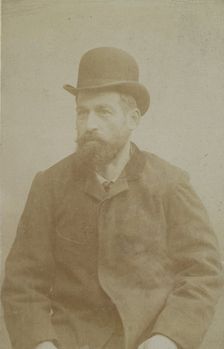 Crespin. Joseph. 40 ans, né à Roquesteron (Alpes-Maritimes). Employé de banque. 25/3/93., 1893. Creator: Alphonse Bertillon