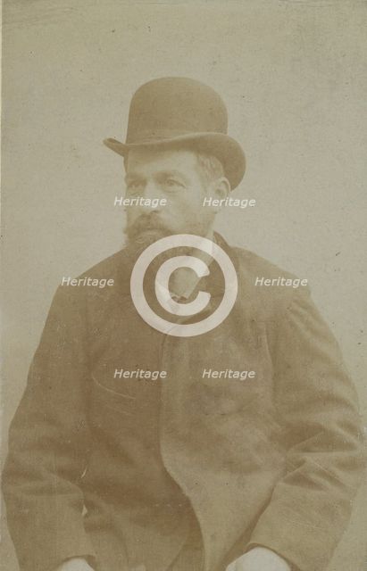 Crespin. Joseph. 40 ans, né à Roquesteron (Alpes-Maritimes). Employé de banque. 25/3/93., 1893. Creator: Alphonse Bertillon.