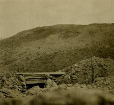 Crest of hill at Les Éparges, northern France, c1914-c1918