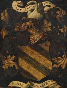Crested Coat of Arms [reverse], 1543. Creator: Antwerp 16th Century