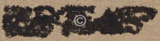 Crepe/Rep Cloth Fragment, 3rd century. Creator: Unknown.