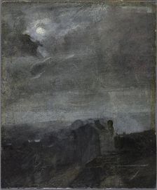 Crépuscule, effet de lune, between 1850 and 1875. Creator: Jean-Baptiste Carpeaux