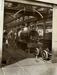 Crewe Locomotive Works, Forge Street, Crewe, Cheshire, 1910. Artist: LG Fisher