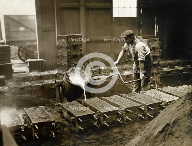 Crewe Locomotive Works, Forge Street, Crewe, Cheshire, 1910. Artist: LG Fisher.