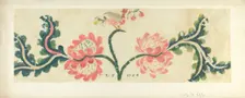 Crewel Bed Hanging, c. 1938. Creator: Helen E. Gilman