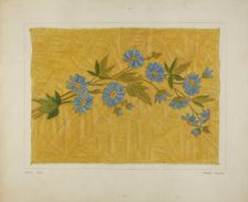 Crewel embroidery, 1935/1942. Creator: Frank Maurer