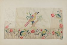 Crewel Embroidery, 1935/1942. Creator: Helen E. Gilman