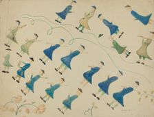 Crewel Embroidery, 1935/1942. Creator: John Oster