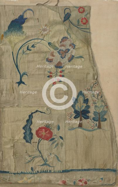 Crewel Embroidery, 1935/1942. Creator: Suzanne Chapman.