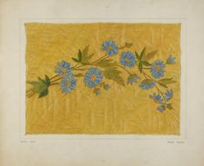 Crewel embroidery, 1935/1942. Creator: Frank Maurer