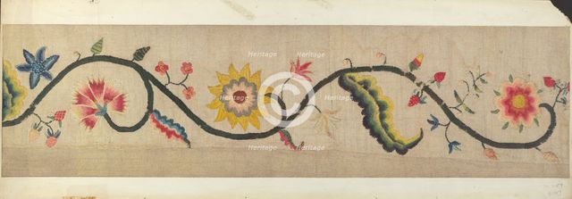 Crewel Embroidery (Border), c. 1938. Creator: Lawrence Peterson.