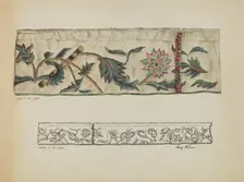 Crewel Embroidery, c. 1936. Creator: Mary Berner