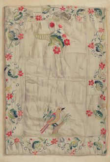 Crewel Embroidery, c. 1937. Creator: Helen E. Gilman