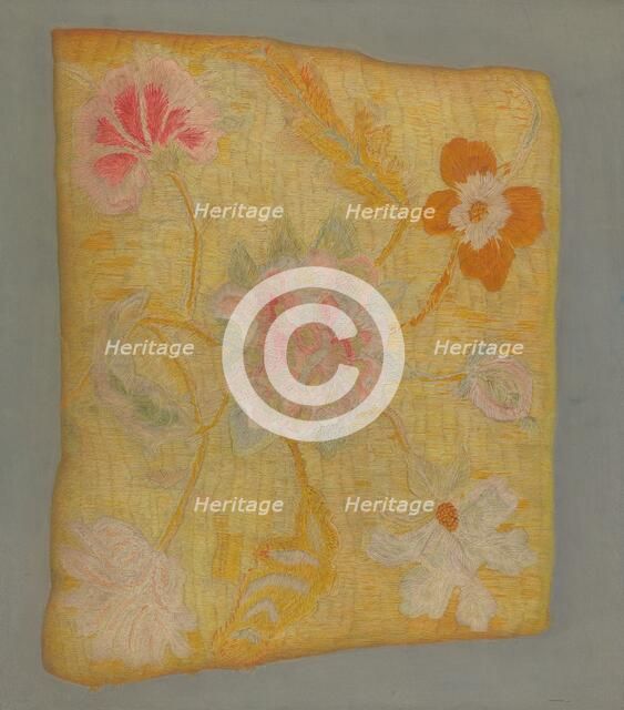 Crewel Embroidery, c. 1939. Creator: Helen E. Gilman.