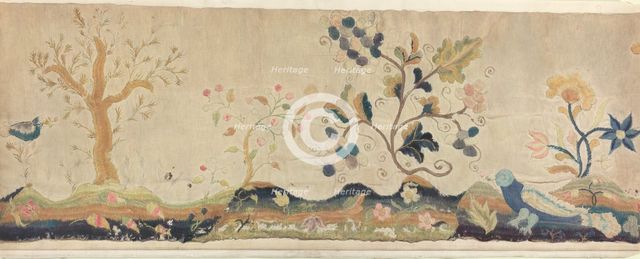 Crewel Embroidery Valance, c. 1937. Creator: Lawrence Peterson.