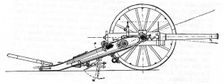 Creusot quick-firing field gun, Boer armoury, c1900. Creator: Unknown