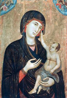 Crevole Madonna c1284. Artist: Duccio di Buoninsegna