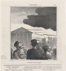 Crèvera! Crèvera pas!, 1870. Creator: Honore Daumier