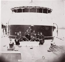 [Crew of U.S. Monitor "Saugus"]. Brady album, p. 172, 1861-65. Creator: Unknown