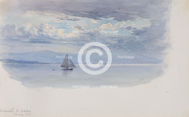 Criccieth, N. Wales, ca. 1899. Creator: George Elbert Burr.