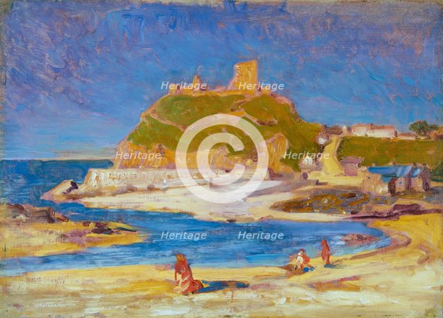 'Criccieth Castle', 1893-1934. Creator: Christopher Williams.