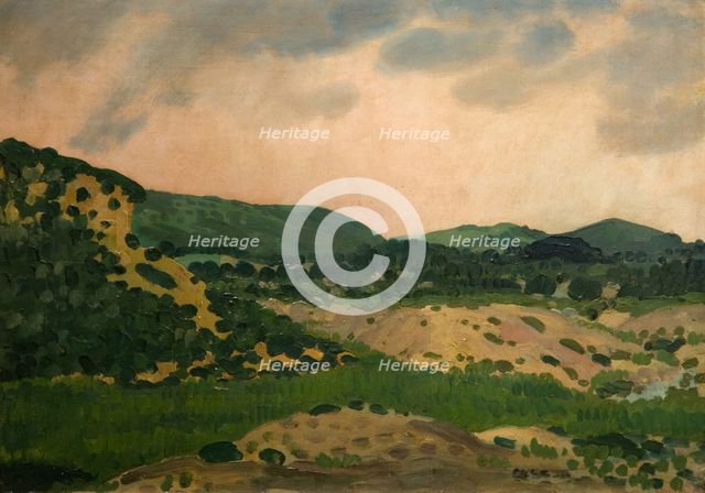 Crich Barrow, 1931. Derbyshire. Creator: Derwent Lees.