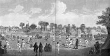 Cricket at Moulsey Hurst, 1890