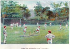 Cricket Field at Bournville 1892. Creator: Unknown
