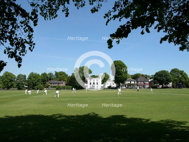 Cricket Green, Mitcham, Merton, London, 2010. Creator: Simon Inglis.