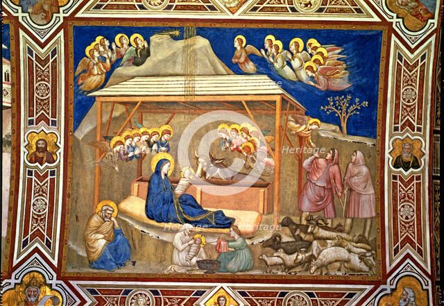  'Crib', painting by Giotto.