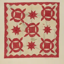 Crib Quilt, 1935/1942. Creator: Charlotte Angus