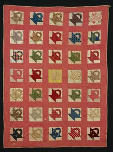 Crib Quilt, United States, 19th century. Creator: Unknown