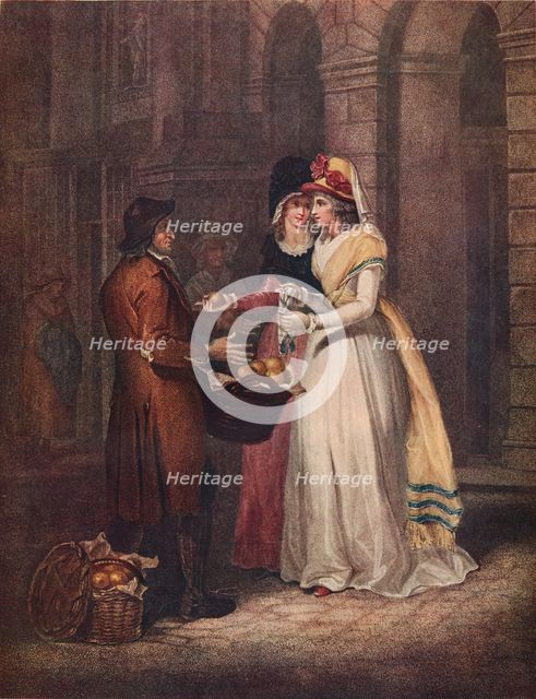 Cries of London, 3rd Plate, Sweet China Oranges, 1794, (1911). Artist: Unknown