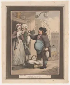 Cries of London, No. 2: Buy my Goose, my fat Goose, January 1, 1799. Creator: Henri Merke