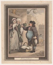 Cries of London, No. 2: Buy my Goose, my fat Goose, January 1, 1799. Creator: Henri Merke