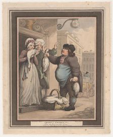 Cries of London, No. 2: Buy my Goose, my fat Goose, January 1, 1799. Creator: Henri Merke