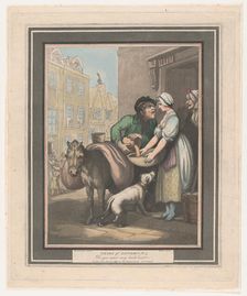 Cries of London, No. 4: Do You Want Any Brickdust?, February 20, 1799. Creator: Henri Merke