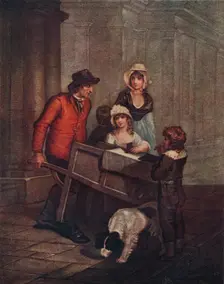 Cries of London Plate 12: Hot Spice Gingerbread, smoaking hot!, 1796, (1911)