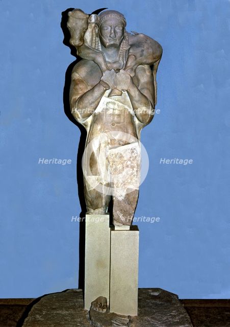 Criophorus, votive statue.