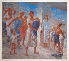 Crimean earthquake, 1927-1928. Creator: Petrov-Vodkin, Kuzma Sergeyevich (1878-1939)