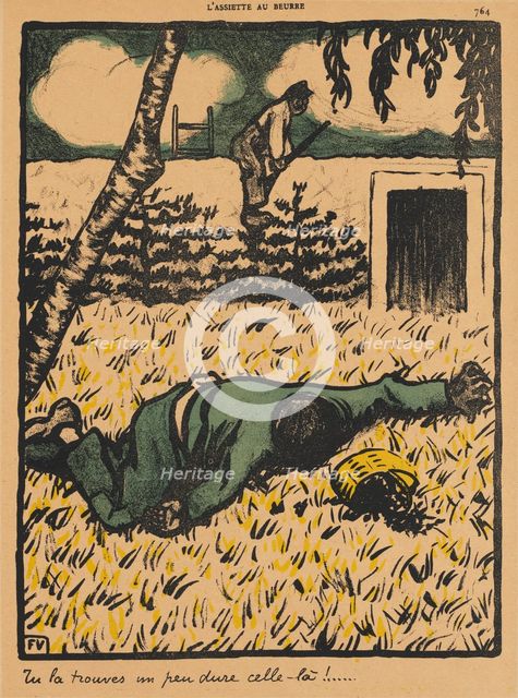 Crimes and Punishments VII, 764: Youll find that's rather a hard one !, 1901. Creator: Félix Vallotton (French, 1865-1925).