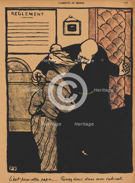 Crimes and Punishments XIX, 776: It's about your father , 1872. Creator: Félix Vallotton (French, 1865-1925).